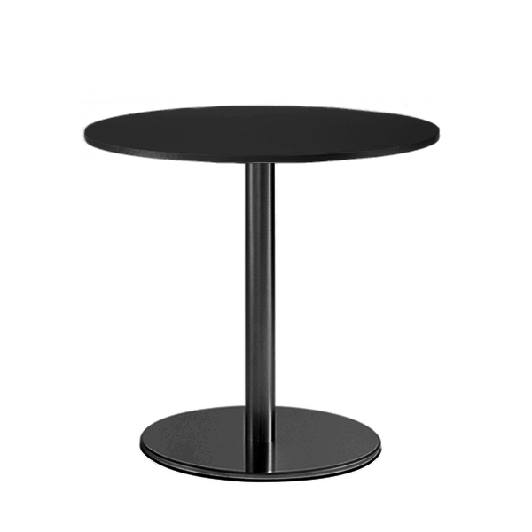 Cafebord med sort bordplade